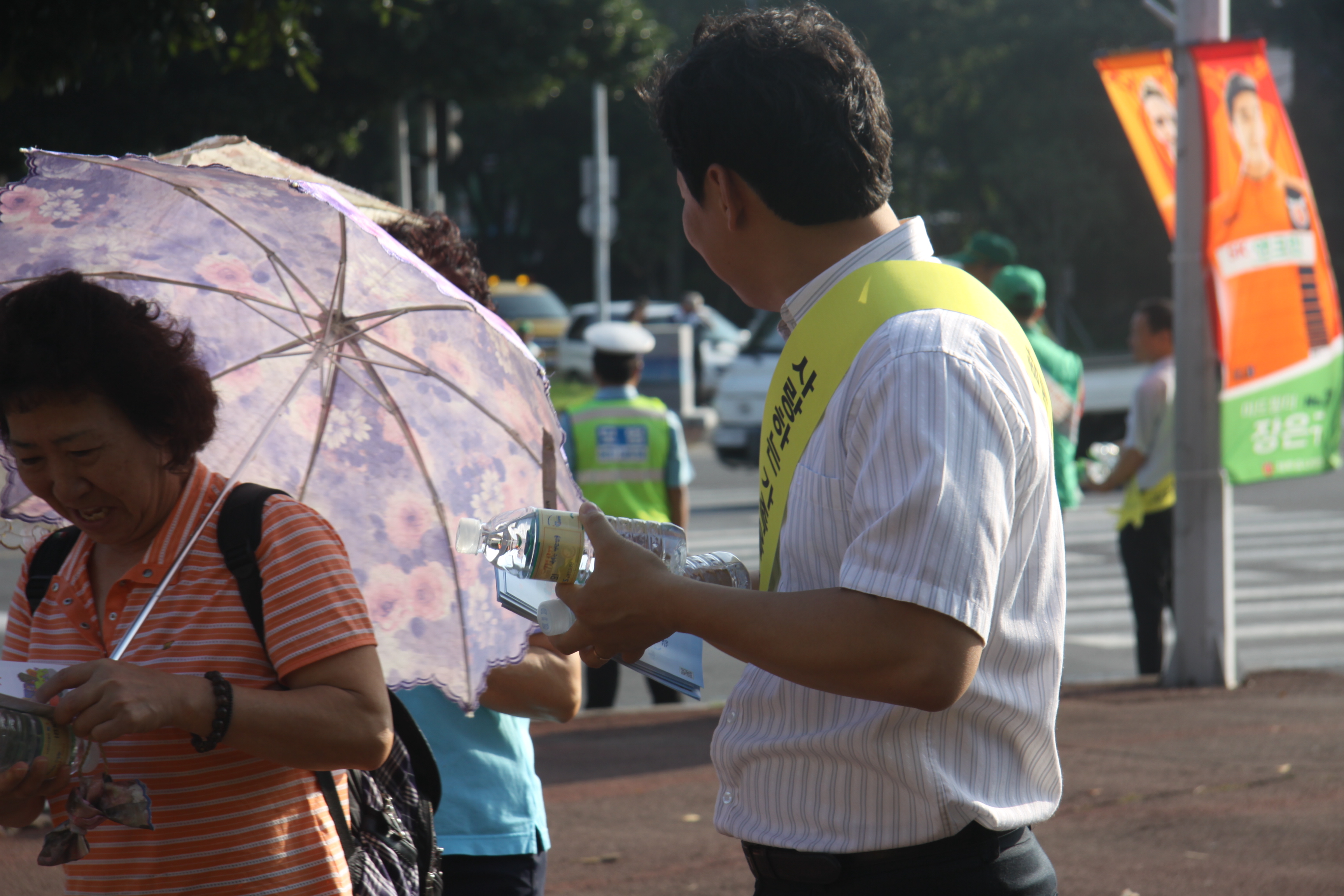 청렴 및 교통안전 캠페인(2014.8.26)