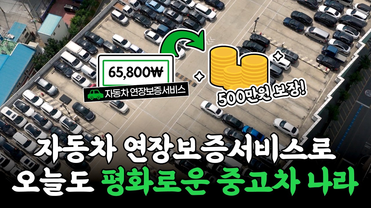 자동차 연장보증서비스로 오늘도 평화로운 중고차 나라